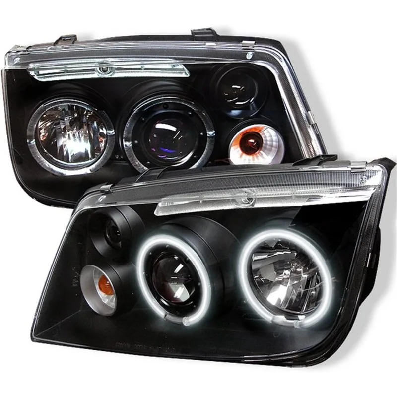 

Spyder Auto Spyder 5012210 Jetta 99-05 Projector Headlights (does not fit the Jetta 2.5) - CCFL Halo - Black - High H1 (Include