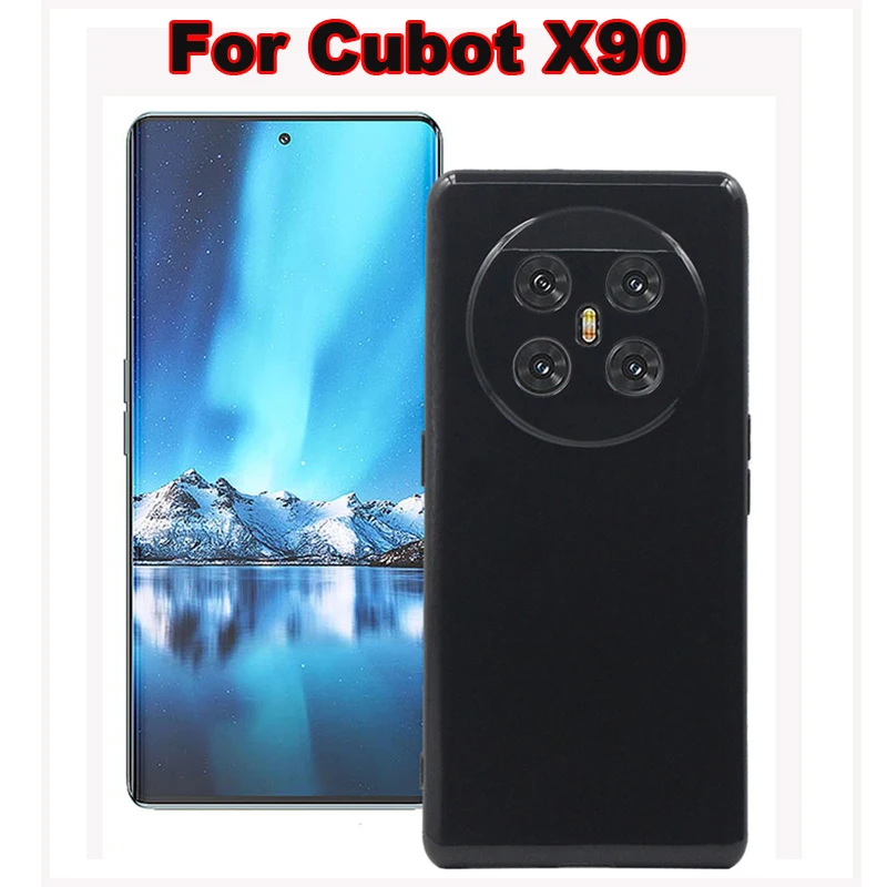 Camera Protection Case For Cubot X90 Case Silicon Soft TPU Clear Phone Cover For Etui Cubot X90 X 90 CubotX90 Bumper Shell 6.67