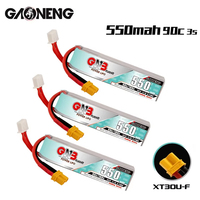 GNB 3S 11.1V 550mAh 90C/180C LiPo Battery For TINY8X Blade Inductrix FPV QX2 120S Beta75S Drone With XT30U-F Plug 11.1V Battery