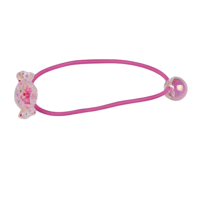 Cute Cartoon Elastic Hair Ties para meninas, Sugar Hair Ropes, 10Pcs
