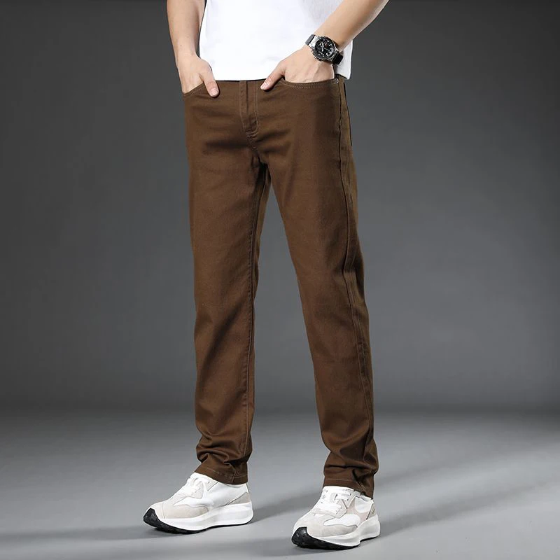 الرجال الصيف عادية رقيقة فضفاضة مستقيم الساق السترة السراويل موضة تنوعا الذكور تمتد الأعمال بلون حجم كبير بنطلون