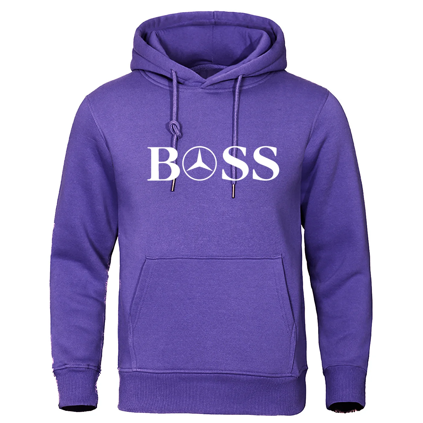 Pop Fashion Autumn New Fashion Simple Boss Letter Printed Elastic Top Pullover Loose Men\'s Hooded Sweatshirt Hip Hop Hoodie