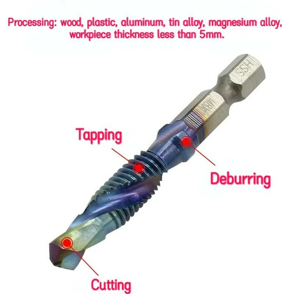 

12 шт. M3-M10 композитный набор сверл с шестигранным хвостовиком, набор быстросменных отверток из быстрорежущей стали, набор ручных инструментов из стали, дерева