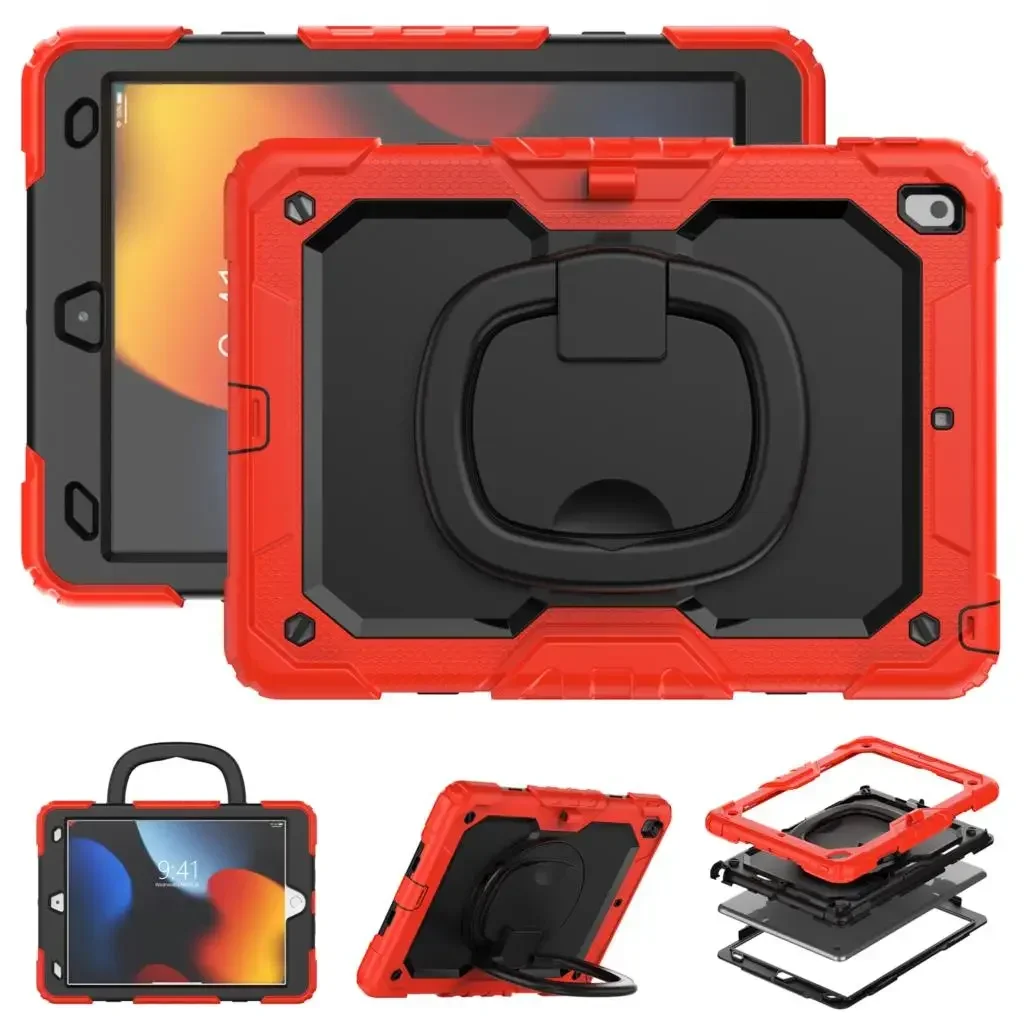 Pop 2025 New Kids Stand Case For IPad 11th A16 2025 Case 360 Rotation For IPad Pro Air7 13 11 M3 12.9 10 9 8 6 5 Th Shockproof C