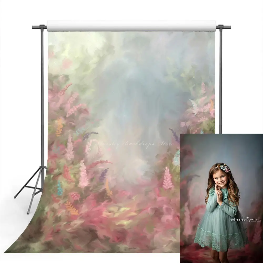 

Vintage Meadow Photography Backdrop Kids Newborn Baby Portrait Photocall Decors Adult Pregnant Woman Art Painting Backgrounds