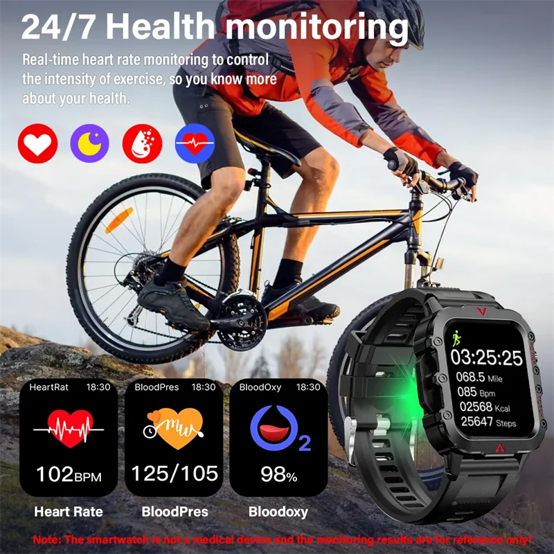 2025 스포츠 스마트 시계 1.71 "남성 여성을위한 건강 Smartwatch 혈액 산소 BT 말하는 시계 Iphone 16 Xiaomi Huawei Sony