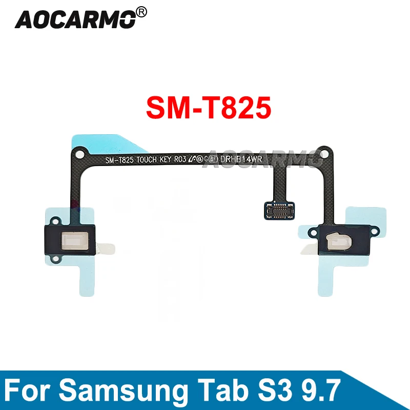 

Aocarmo For Samsung GALAXY Tab S3 9.7" SM-T825 T825 Key Button Touch Sensor Flex Cable Replacement Parts