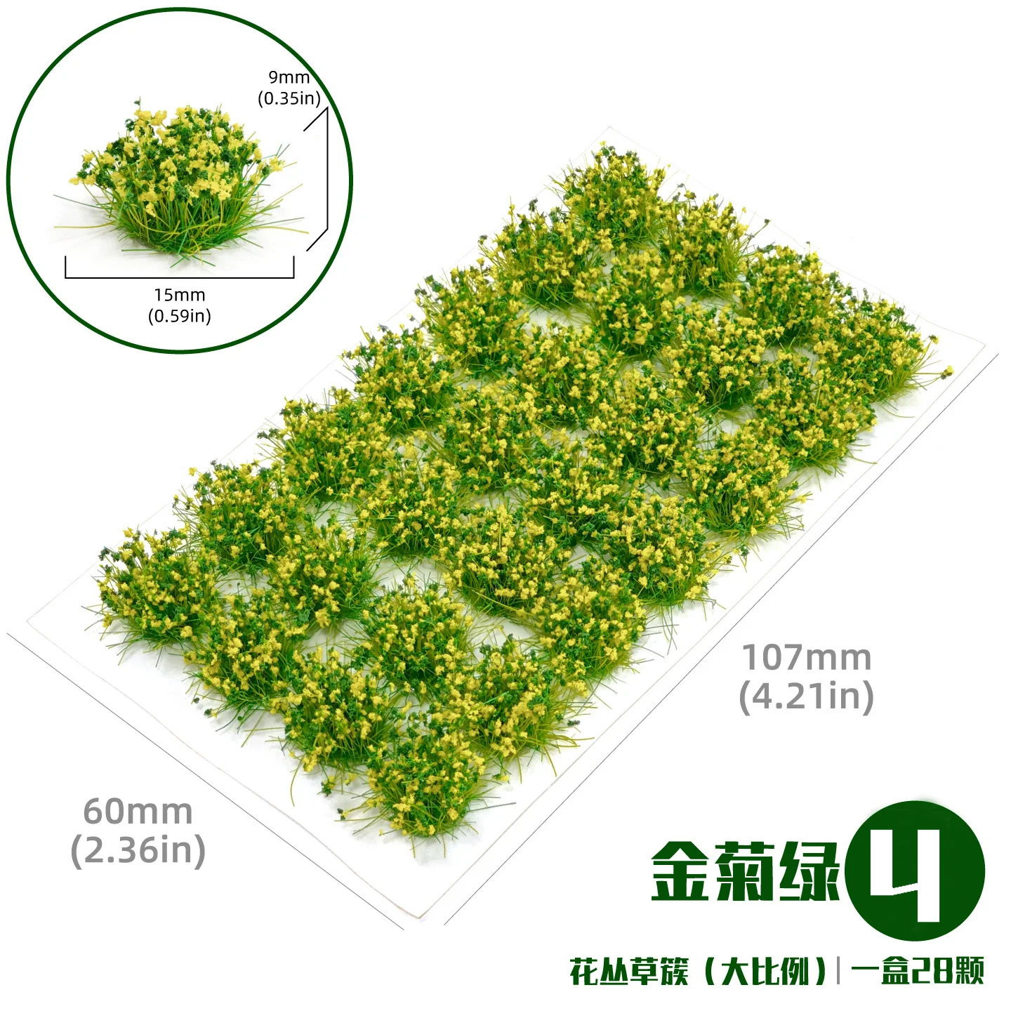 Simulation Flower/Grass Cluster Model Kits Diy Micro Landscape Building Garden Street Scenc Layout Materials Diorama Accessories