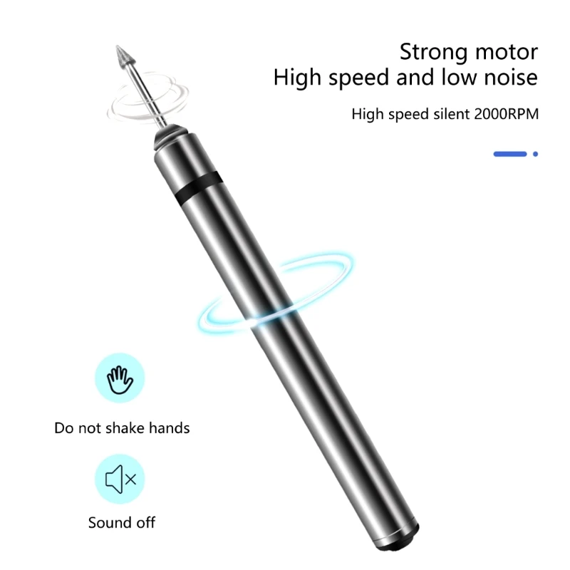 Minitaladro inalámbrico USB, herramienta rotativa, pluma grabado para carpintería, taladro eléctrico