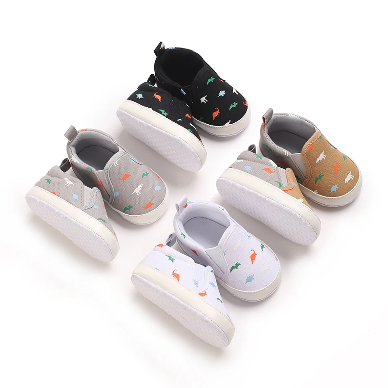 Fashion casual shoes Baby First Walkers Newborn Kid Canvas Sneakers Baby Boy Girl Soft Sole Crib Shoes Pre Walkers 0-18 Months