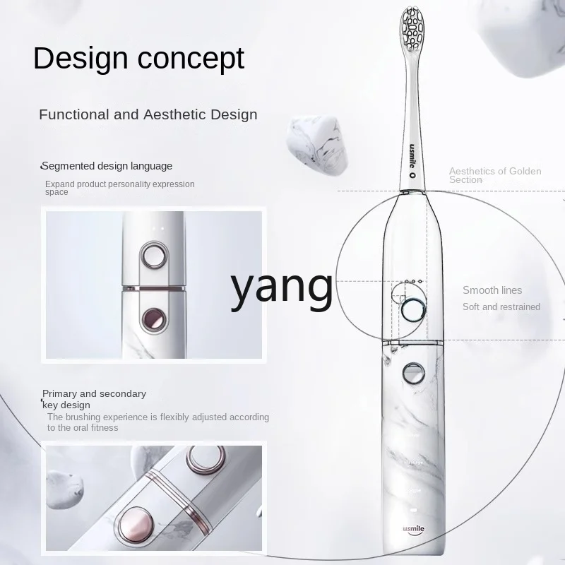 L'm'm Electric Toothbrush Automatic Sonic Wave for Men and Women Couple