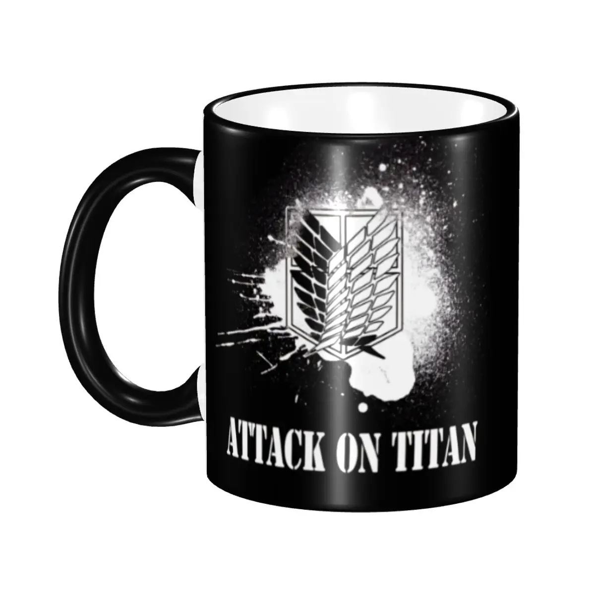 

Personalized Attacks On Titans Coffee Mugs DIY Cartoon Anime Comic Film Ceramic Milk Tea Mug