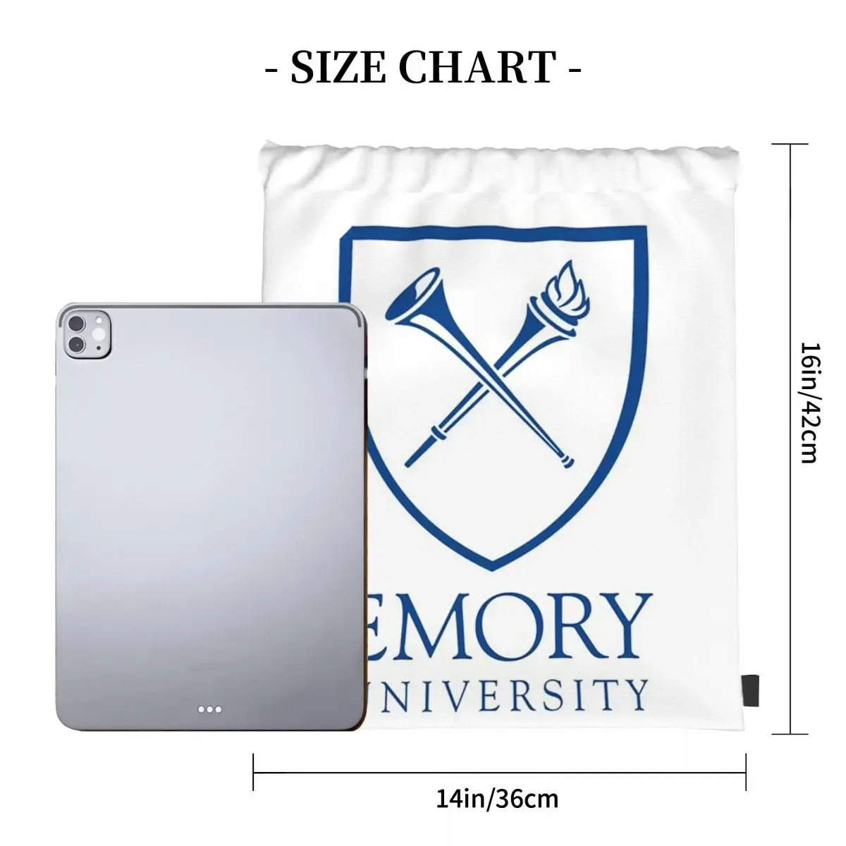 Emory uniwersyteckie plecaki wielofunkcyjna przenośna torby ze sznurkiem wiązana ze sznurkiem kieszonkowa torba sportowa do szkoły podróżnej