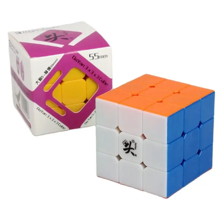 Original dayan V zhanchi 3x3x3 rompecabezas mágico Cubo mágico 5,5 cm 3x3 Cubo de velocidad juguete educativo profesional juguetes para niños 3*3*3 rompecabezas