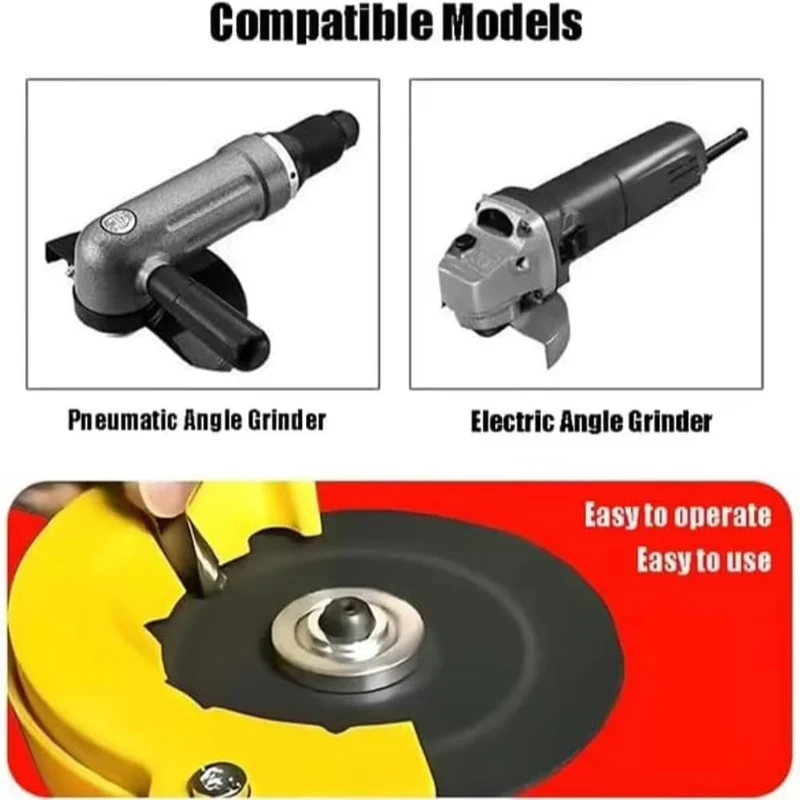 مبراة مثقاب جديدة ماكس 6 في 1 أداة طحن مثقاب متعددة المواصفات أداة مساعدة لطحن وتلميع النفايات