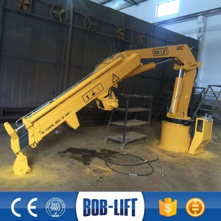 Hydraulic Knuckle Boom Boat Crane for Sale