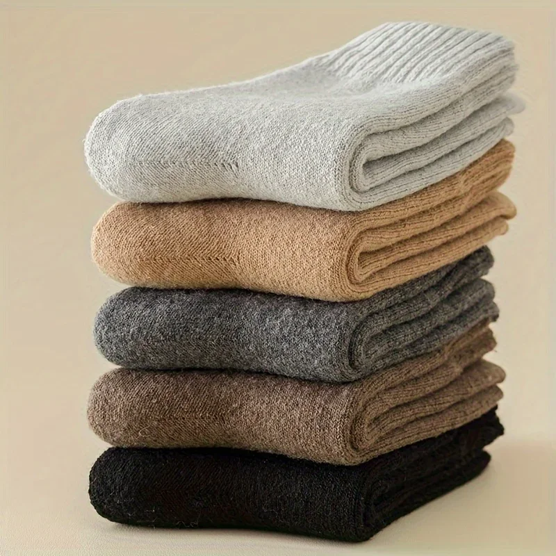 8/4/1 pares de meias masculinas grossas e quentes para uso no inverno, meias femininas e meias de chão de toalha adequadas para atividades ao ar livre