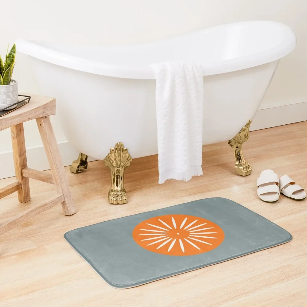 

Terrace Sunburst Bath Mat Bathroom Accessories Floors For Bathroom Non-Slip Shower Mat