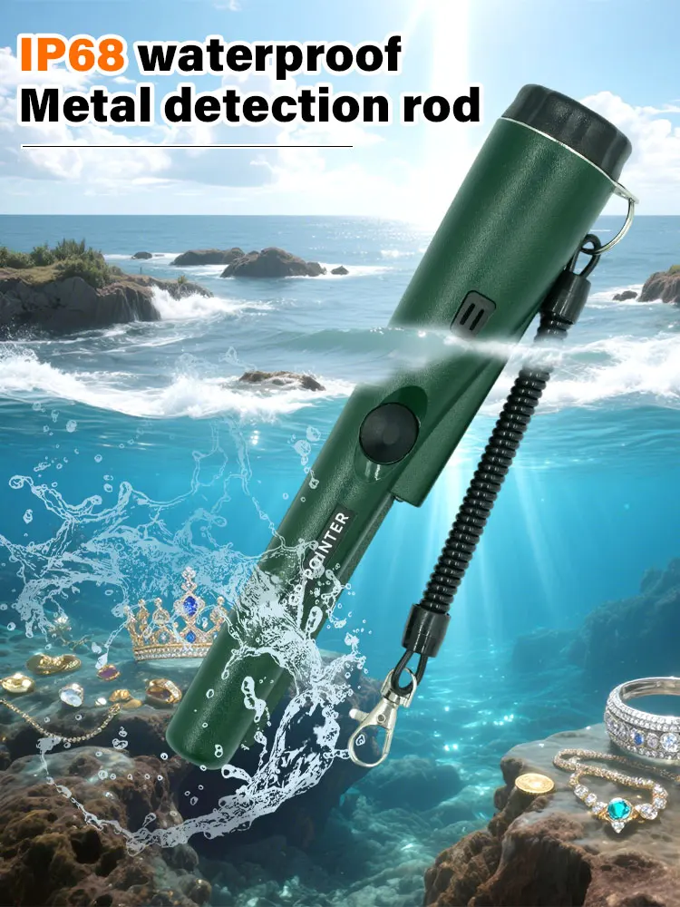 Treasure Hunter - Tragbarer Metalldetektor Pinpointer, Kratzfeste Sonde, Metallortung, Wasserdicht, 360° ° Scannen – Detail 5