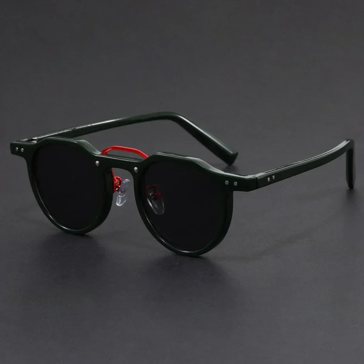 

Retro Metal Frame Oval Sunglasses for Women Men Trendy Punk Round Sun Glasses Luxury Brand Designer Driving Shades