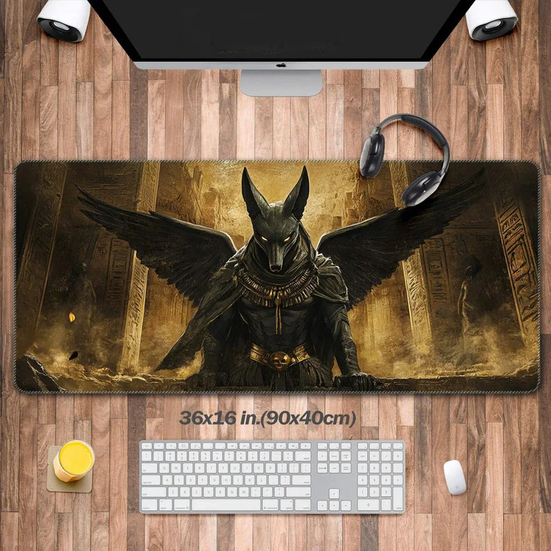 

Ancient Egyptian Civilization Tablemat,XXL Gaming Mouse Pad,Mummy Tablepad,Grim Reaper Laptop Mats Are Perfect Gifts for Friends