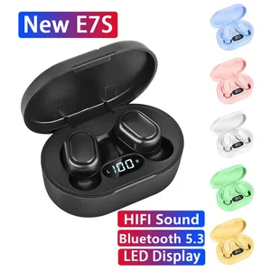 E7S TWS Headphone Nirkabel Bluetooth Earphone Kontrol Headset Olahraga Mikrofon Tahan Air Earphone Musik Berfungsi Di Semua Ponsel Cerdas 8 e7 penjualan terbaik - №