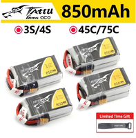 ACE Tattu LiPo Rechargeable Battery 3S 4S 850mAh 75C 1P for RC FPV Racing Drone Quadcopter