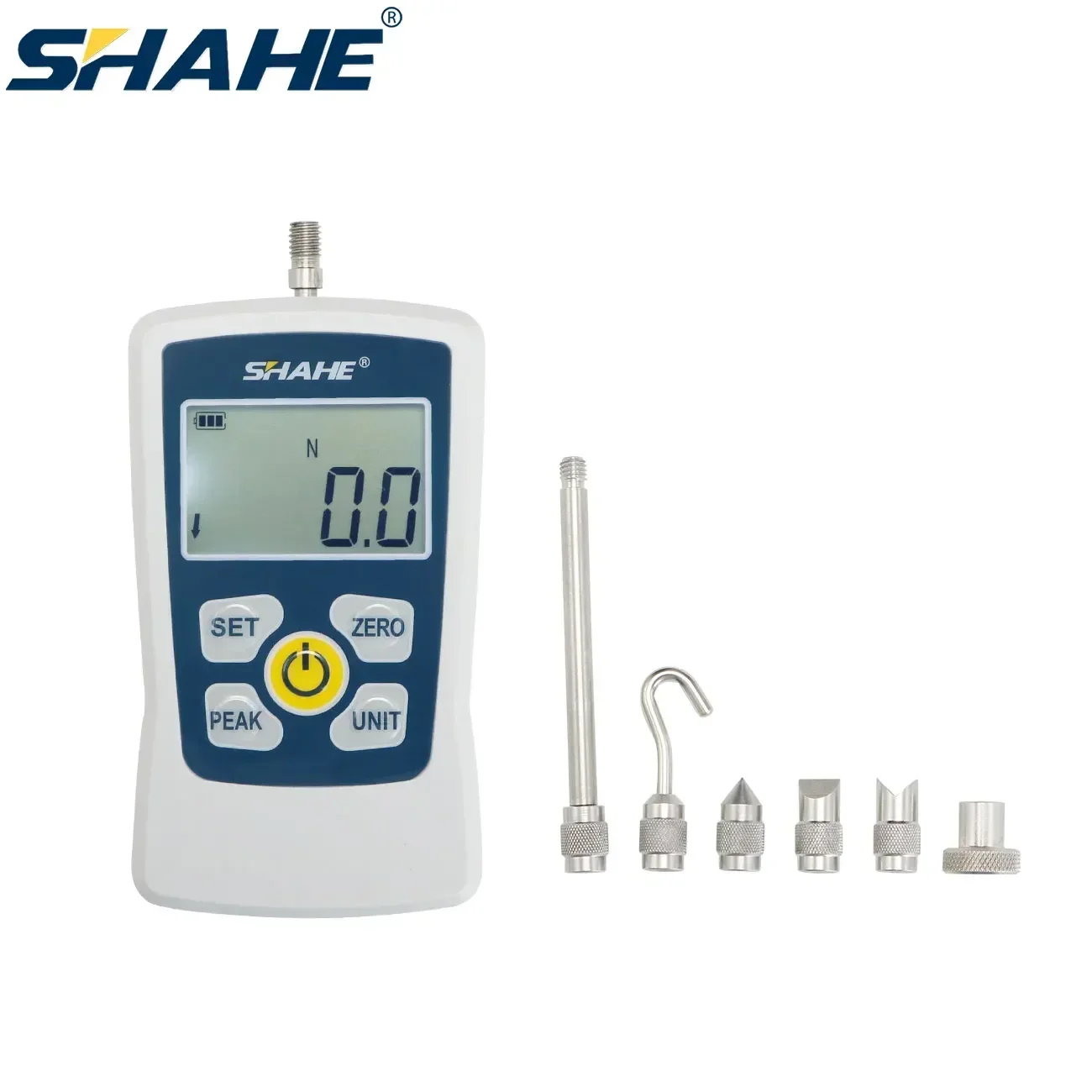 SHAHE Digital Force Gauge With Backlight Electronic Push Pull Force Gauge Digital Dynamometer Portable Pull Tester