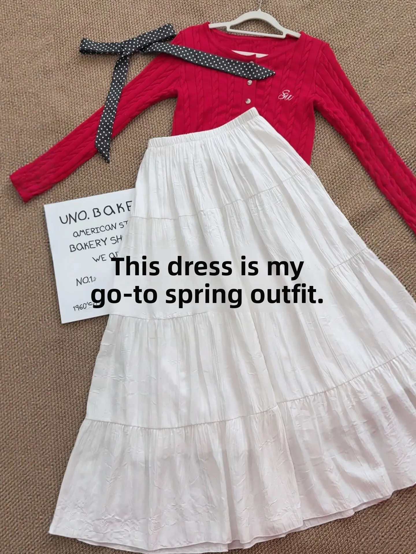 

plus Size White A-Line Skirt Women's Early Spring New Style Beautiful Pleated Cake Long Skirt Korean Style High Waist Casual ...