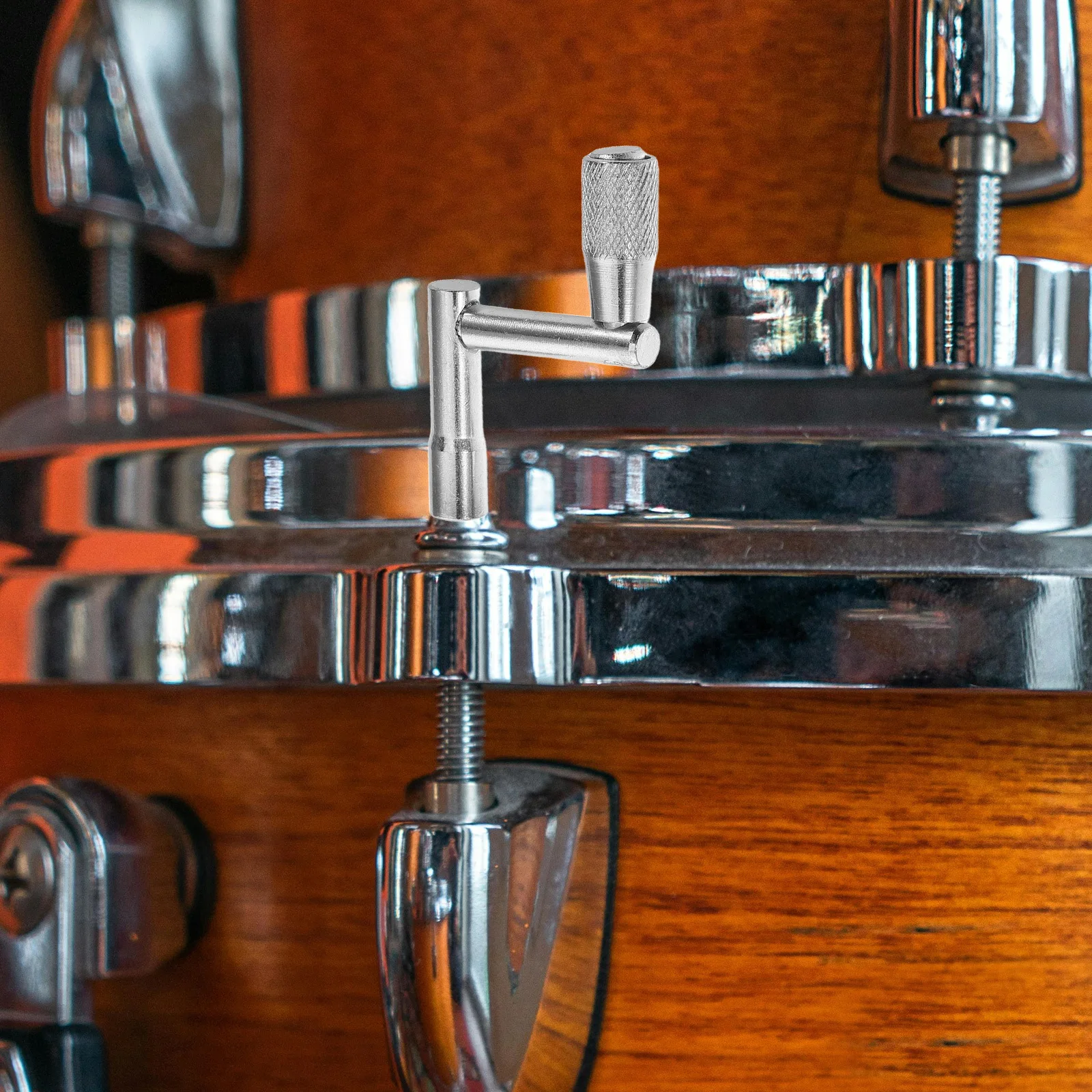 

Drum Tuning Key Z Shape and T Shape Square Hole Drum Key for Quick Assembly Sturdy Portable Tool for Drummers with Ratchet