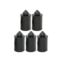 5Pcs Black Rubber Car Trunk Lid Protector Rubber Buffer Hood Bumper Door Overslam Shock Absorber Pads For Nissan For Hyundai Kia