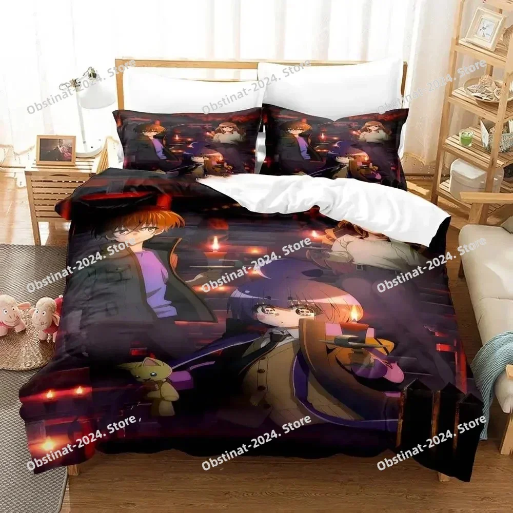 3D Anime Dark Gathering Bedding Set Duvet Cover Bed Set Quilt Cover Pillowcase Comforter king Queen Size Boys Adult Bedding Set