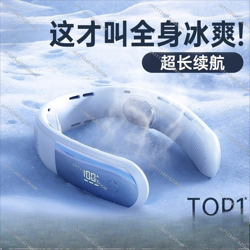 For Neck Fan Cooling Portable Portable Small Usb Electric Fan Long Battery Life