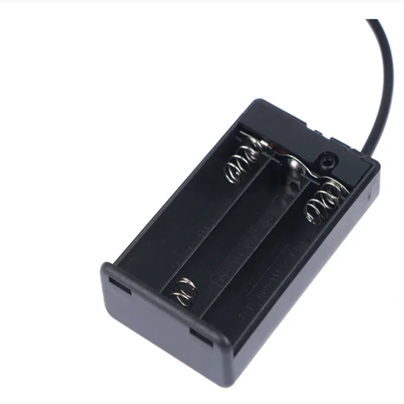 2/3 AA Battery Holder Battery Case Box Storage 4.5-5V with Cover and Switch with USB Cable Building Block Led Light Kit