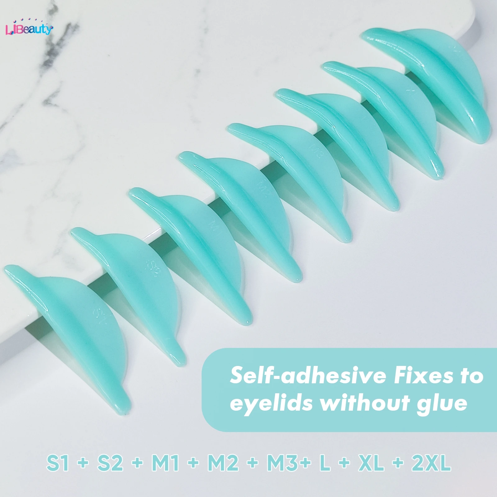 Wholesale 2 Sets Glue Free Silicone Eyelash Perm Rod Lash Lift Pads Lifting 3D Eyelash Curler Accessories Makeup And Beauty Tool