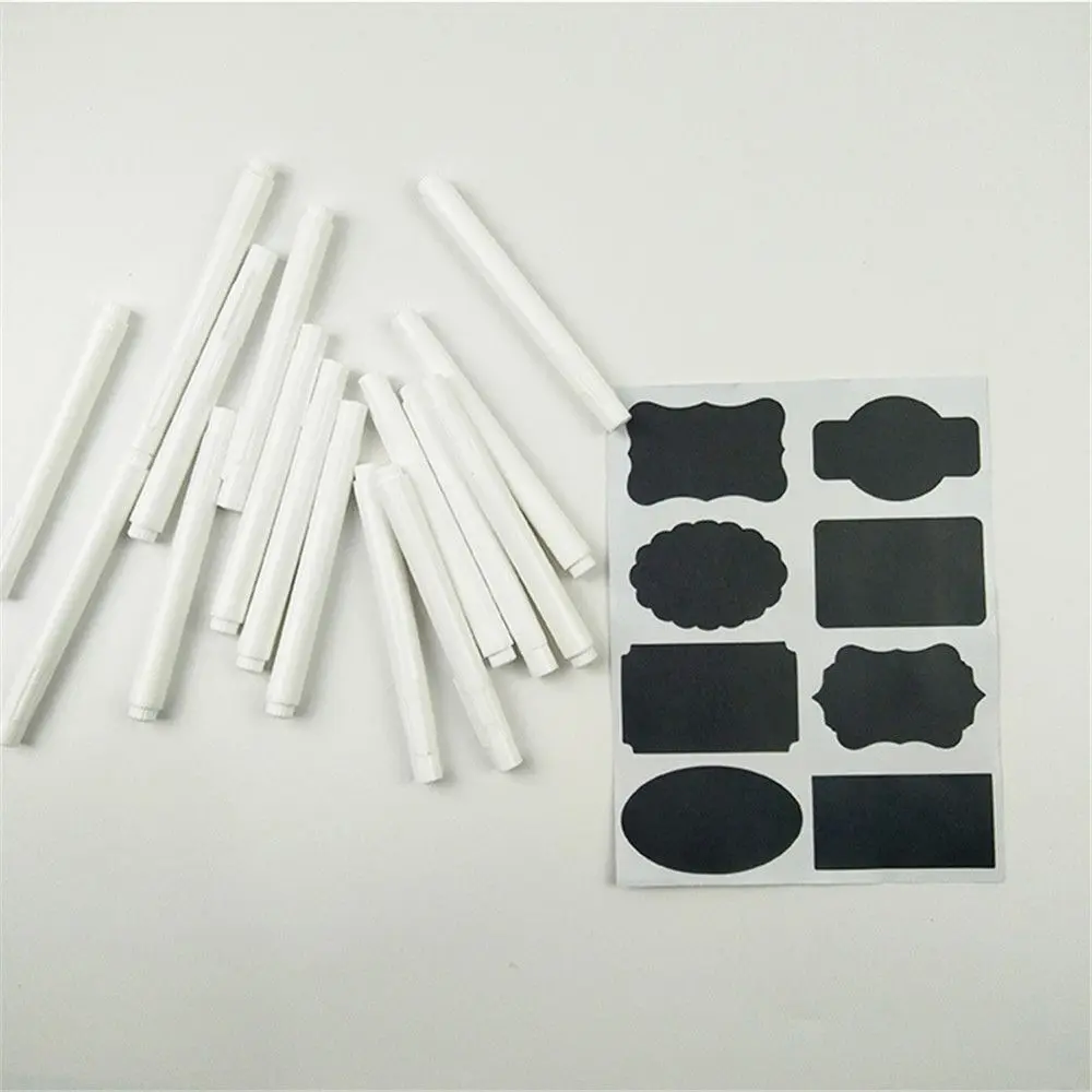 1/5/10pcs Environmental Blackboard Windows Metal Plastics Chalkboard White Liquid Chalk Marker Pen