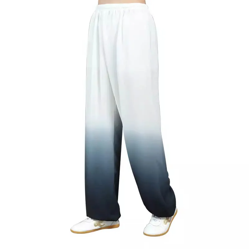 Tai Chi Clothing Pants Unisex Tai Chi Pants  Morning Exercise Summer  Loose Bloomers Practice Martial Arts Pant