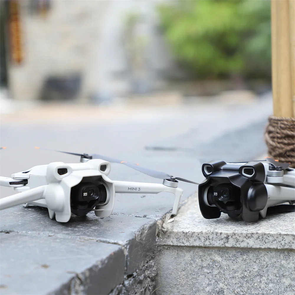 غطاء العدسة المضاد للوهج غطاء للعدسات Gimbal غطاء حماية ملحقات طائرة بدون طيار ل DJI Mavic Mini 3 ملحقات طائرة بدون طيار