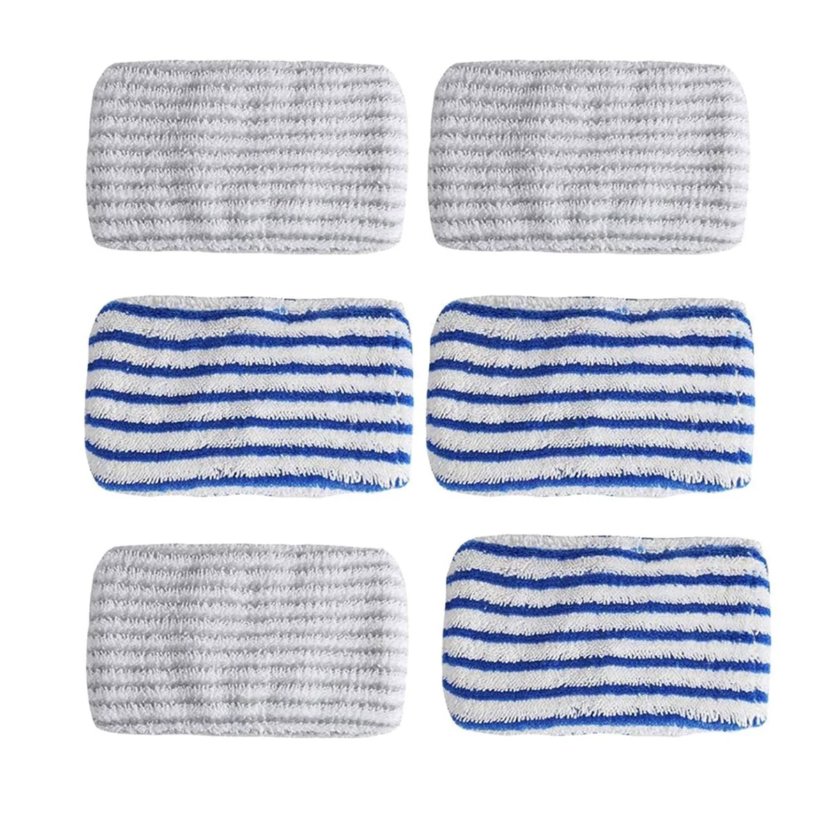 

6 Pcs Microfibre Cloth Pads Replacement for Clean&Steam ZR005801 RY7/RY8 Series Not Suitable for RX6 Series