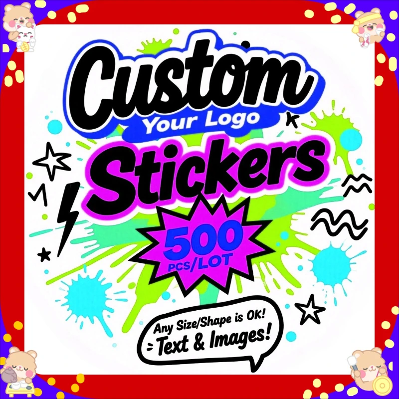 

Создайте свой собственный стикеры, персонализированные наклейки, 500 шт., этикетка на заказ и индивидуальный логотип, наклейки на подарочную коробку для свадьбы, дня рождения, сделай сам