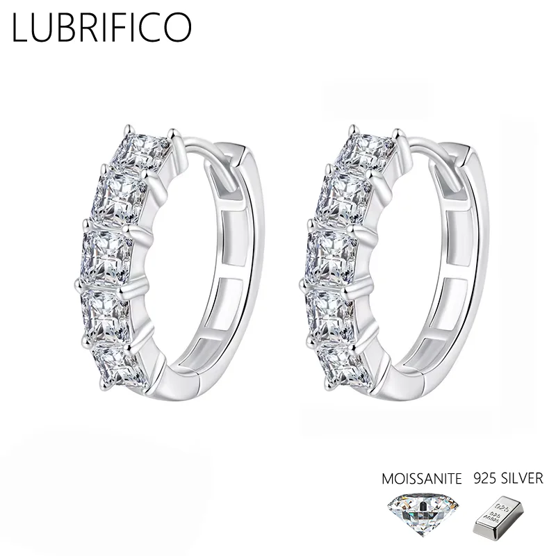 

3.0 Ct Moissanite Stone Studs Earrings 925 Sterling Silver Lad Diamond Earring For Women Fine Jewelry Wedding Party