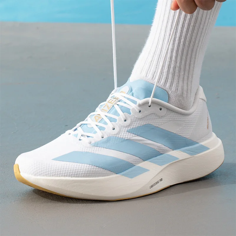 Adidas Adizero Racing Shoes Lightstrike Pro - Lightweight Mesh Running Shoes for Marathon Speed Enhancement JQ4527