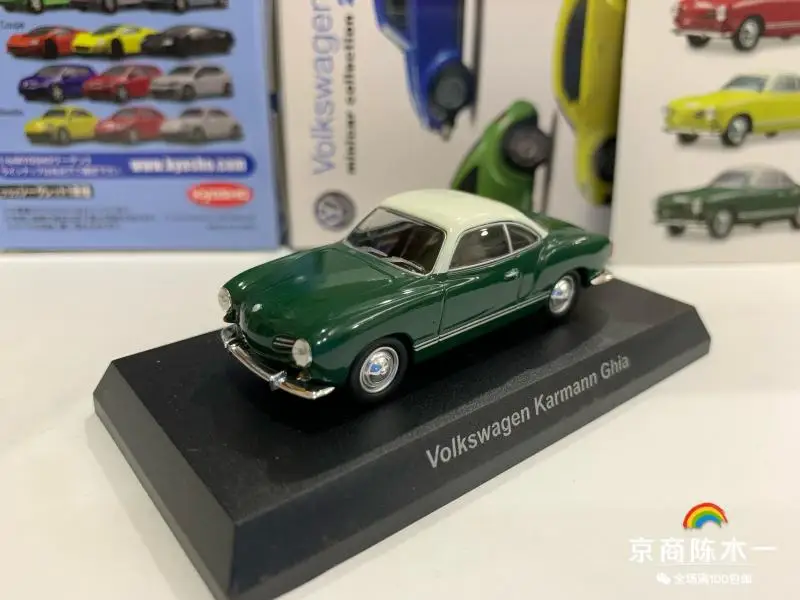 1/64 KYOSHO Volkswagen VW Karmann Ghia Collection die cast alloy trolley model ornaments gift