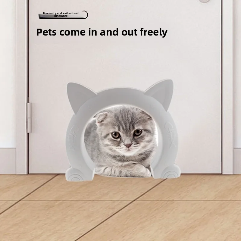 New Cat Door Cat Hole Dog Door Hole Can Control Access Direction Pet Door Cat Kennel Cat Flap Cat Door Pet