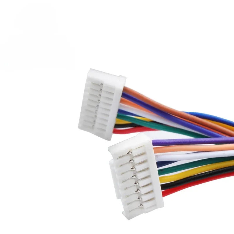 10Pcs/lot GH1.25MM  2P/3P/4P/6-pin JST GH Series 1.25 Male Plug Connector 28AWG Wire Single/double/same/reverse Connector 1.25MM