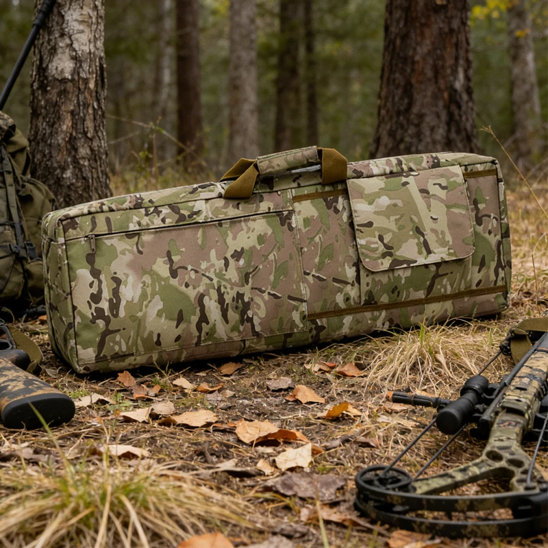 

85CM / 100CM Heavy Duty Tactical Airsoft Gun Hunting Shooting Rifle Gun Protection Carry Case Shoulder Bag With Cushion Pad