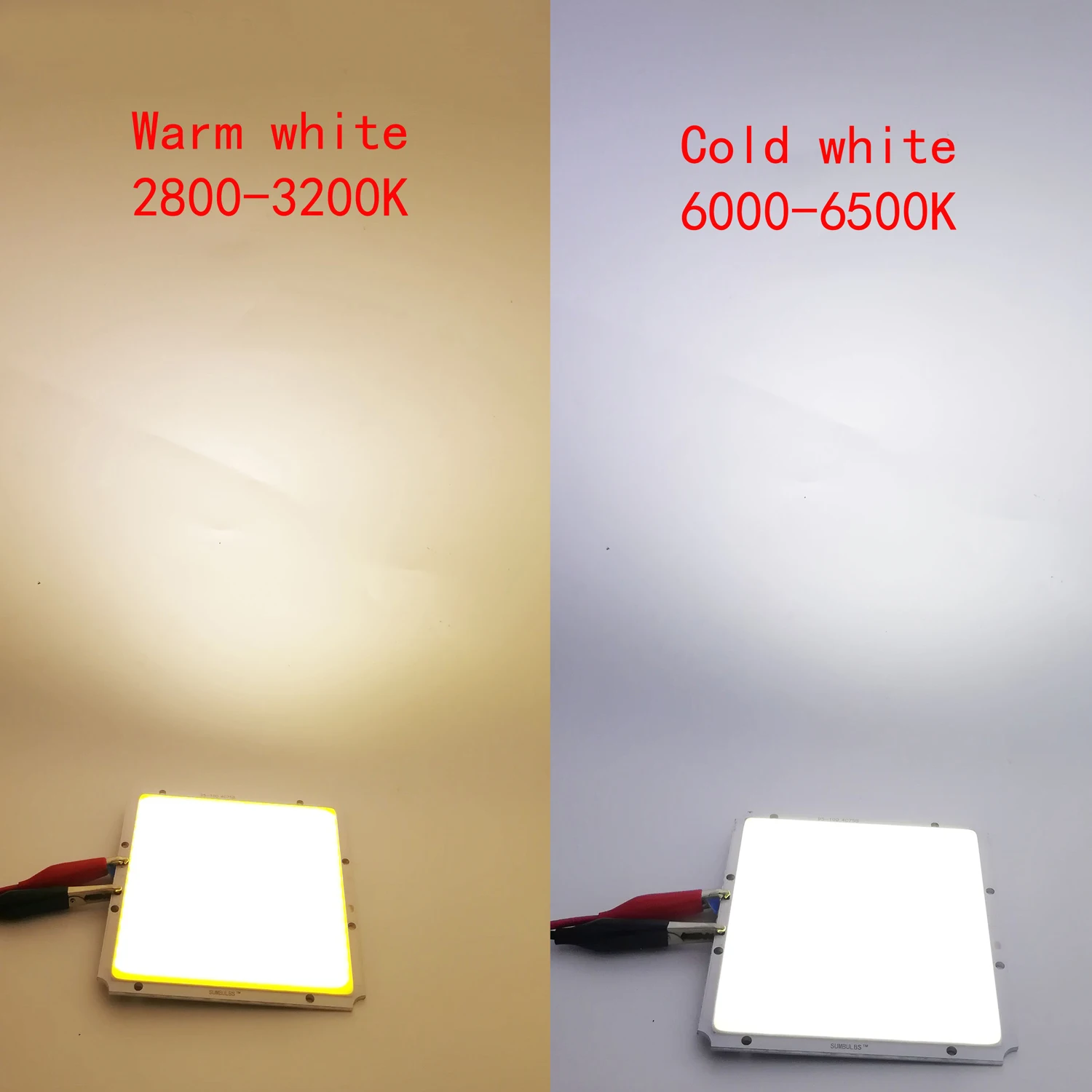 DC 12V Input 100x95MM 50W COB LED Panel Light Source for LED Lamp Warm Cold White Matrix Bulb With RF Remote Dimmer