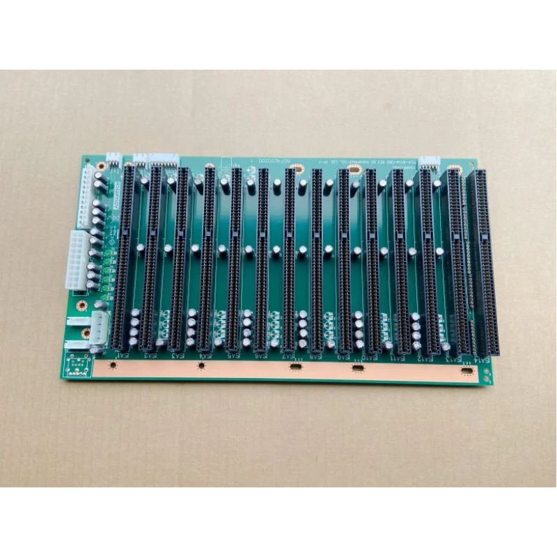 For Advantech Industrial PC Backplane PCA-6114-0B2 REV.B2, 14 Slot ISA Passive Chassis, ATX Power Supply