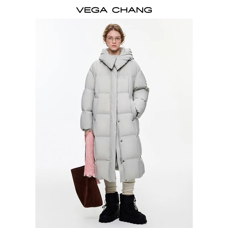 

Vega Chang New Winter Women's Hooded Velvet down Jacket Warm Jacket