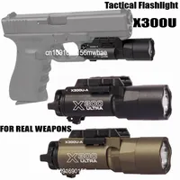 Tactical X300U-A LED Flashlight for Pistol Light Airsoft Helmet Light Hunting Weapon Torch 1000 Lumens Fit 20MM Rail